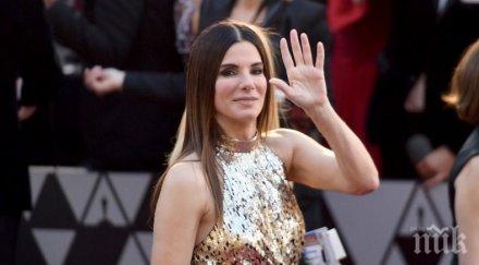 цял холивуд проспа сандра бълок омъжила тайно