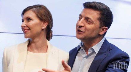 заразата подбира жената президента украйна болна китайския вирус