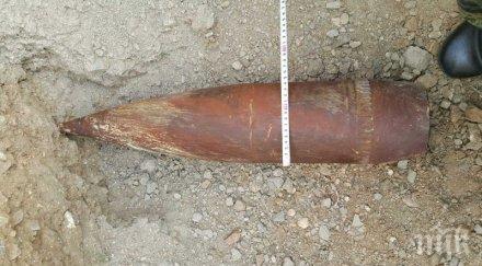 военни унищожиха корозирал боеприпас открит сопот