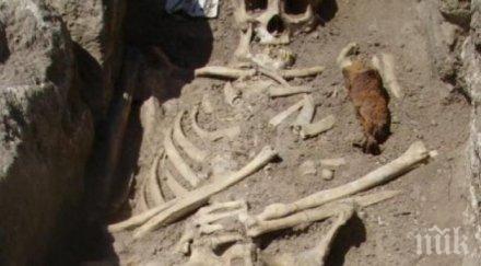 откриха некропол второто българско царство изкопни работи паркинг велико търново