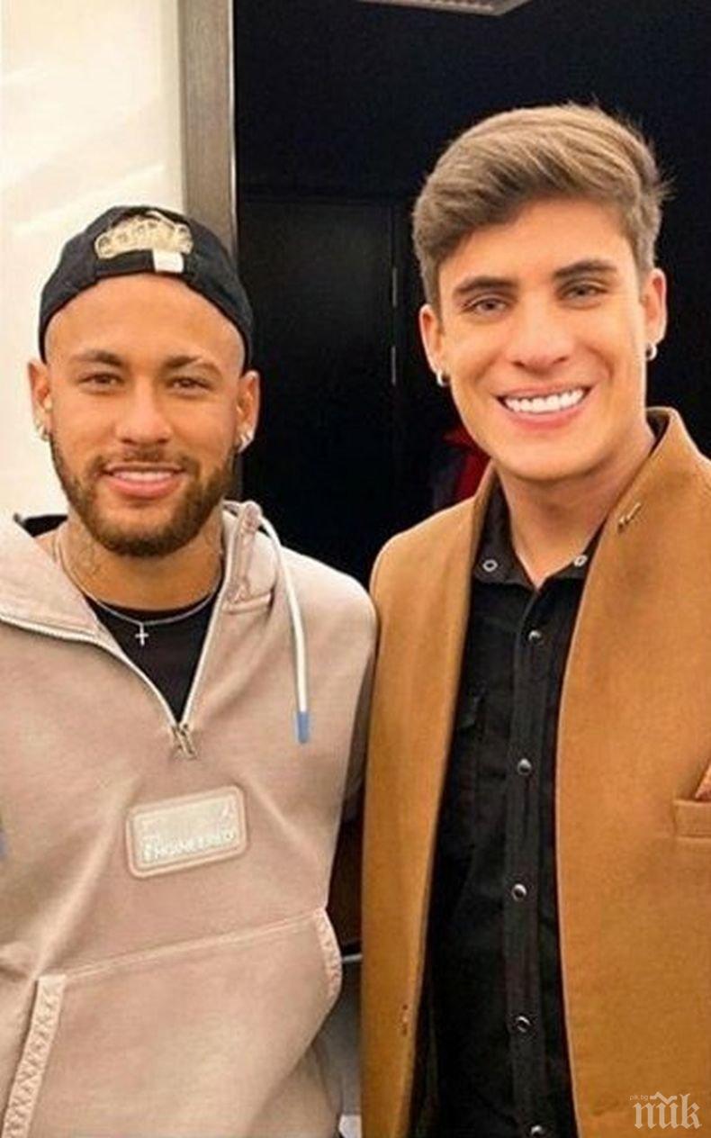 Неймар се забърка в страшен скандал заради любовника на майка си