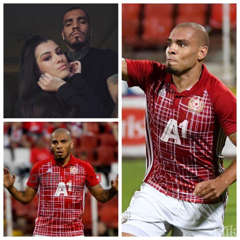 ГОРЕЩО: Красимира яхна бивш нападател на ЦСКА - след като го разведе, секси гаджето не се отлепя от бразилеца Мауридес (СНИМКА)