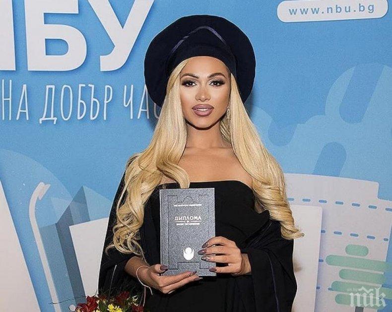 Мис Нора се фукна с чепици за 3 заплати (СНИМКА)