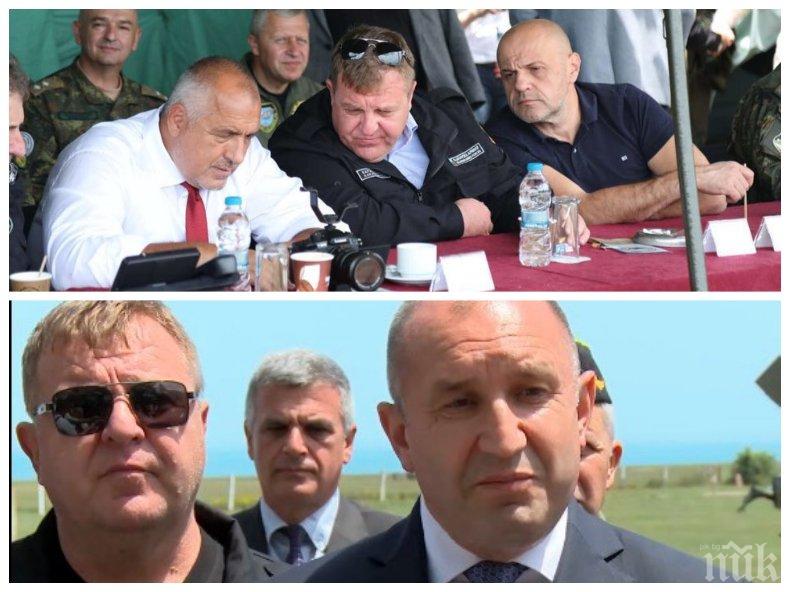Ето защо Каракачанов и ВМРО извиват ръцете на Борисов. Войводите се договарят с президента?