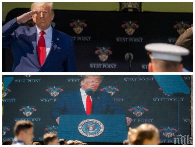 ЗНАКОВА РЕЧ: Тръмп слага край на ерата на безкрайните американски войни