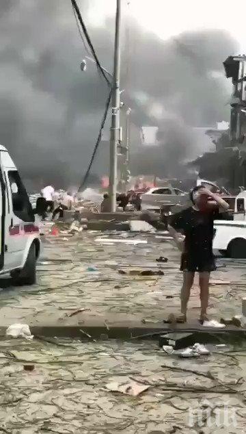 Експлозия на цистерна уби четирима китайци, 50 са ранени