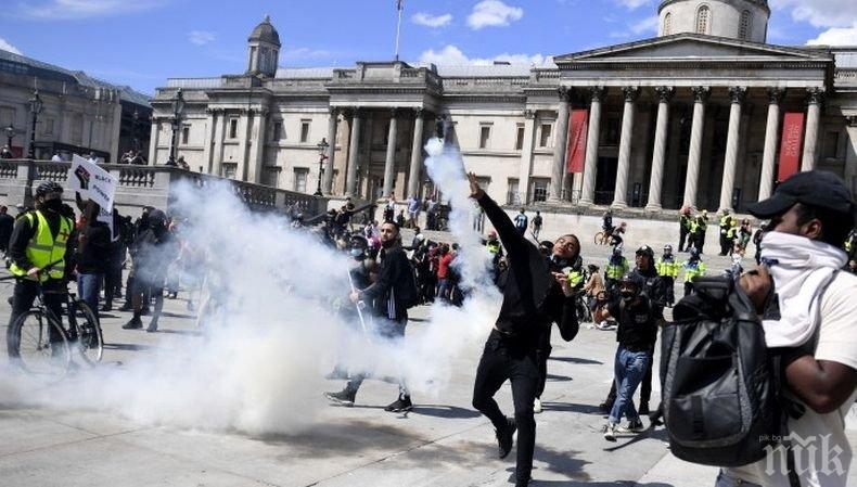 Над 100 ареста в Лондон по време на съботните протести