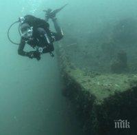 водолази чистят морското дъно остров света анастасия