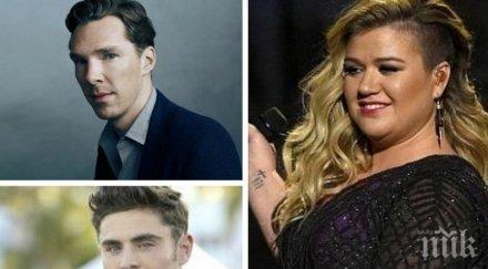 кели кларксън бенедикт къмбърбач звезди алеята славата