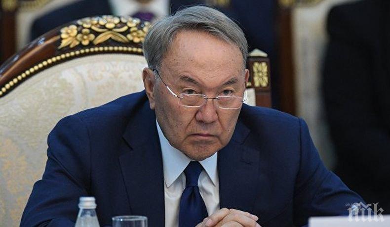 Коронавирусът повали бившия президент на Казахстан Нурсултан Назарбаев
