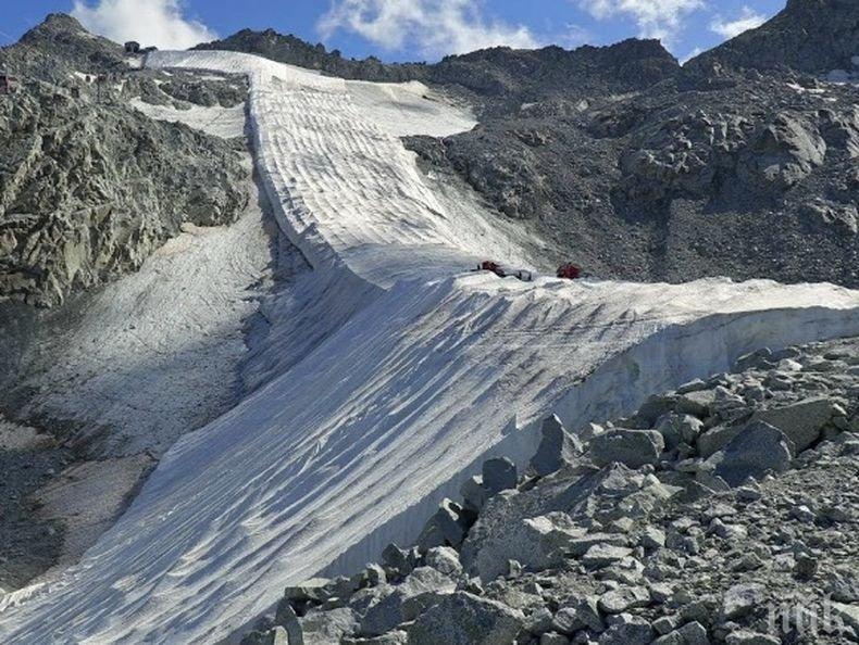 Покриват ледник в Северна Италия за летните месеци