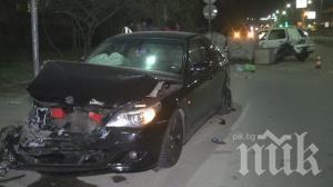 БМВ и голф се помляха край Търговище