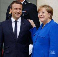 Макрон се среща с Меркел в Германия в понеделник