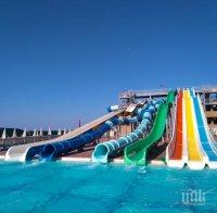 Без ограничения по водните пързалки, корабчета и атракциони