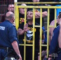 Полицията предотврати ескалация на напрежение преди мача ЦСКА - Ботев (Пд) 