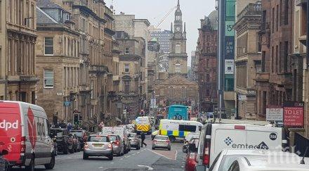 кървав атентат нож глазгоу трима загинали ранени видео снимки