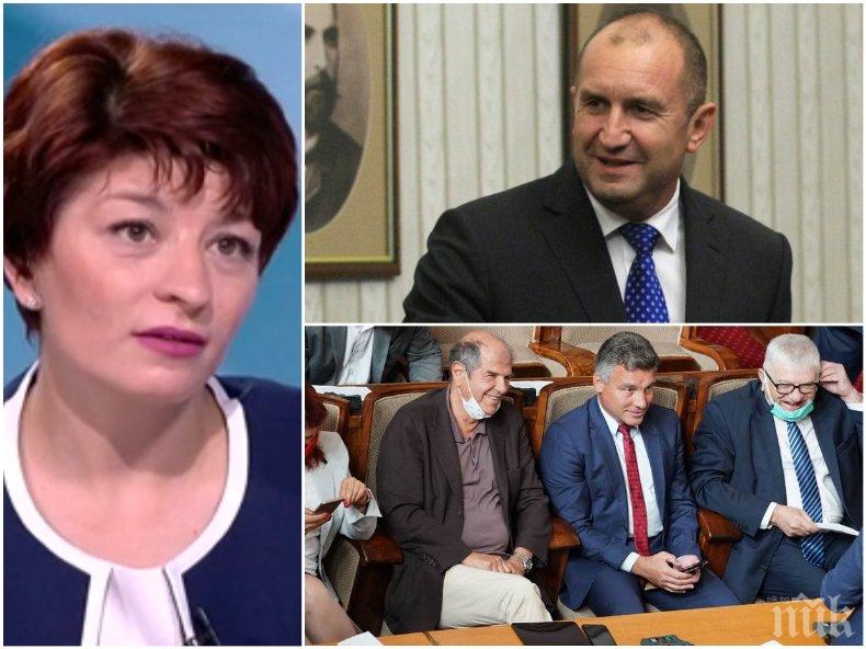 Десислава Атанасова порази лошо Радев и червените: Поведението на президента е пагубно за държавата