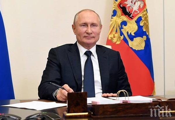 Владимир Путин: Надявам се страната да се пребори с коронавируса достойно и с минимални загуби