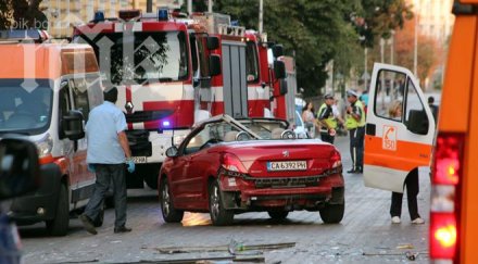 шок взрив насред софия бул цар освободител ранени обновена