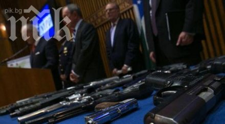 задържаха рекордно количество оръжие