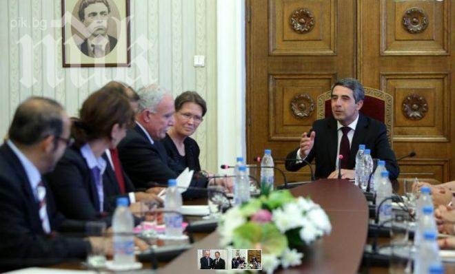 Плевнелиев подкрепи преговорите между Палестинската власт и Държавата Израел