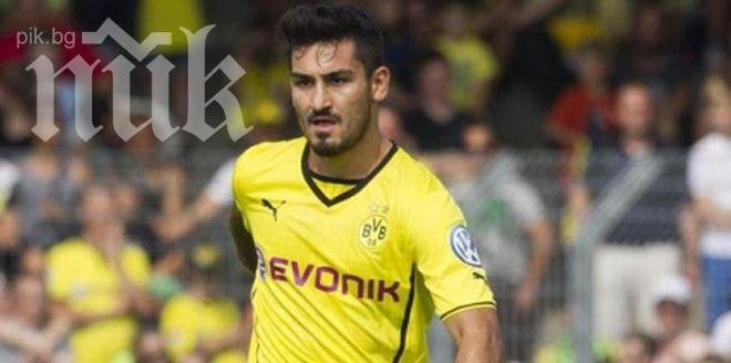 Борусия (Д) остана без Гюндоган за две седмици