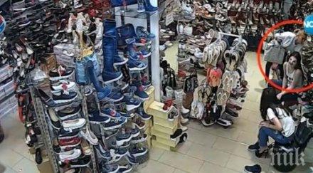 чевръста крадла шари бързи ръце бургаски хипермаркет