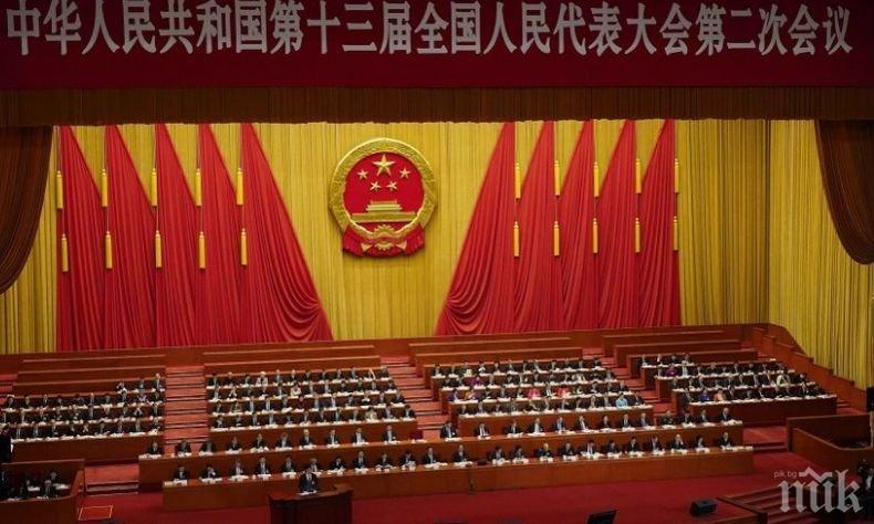 Парламентът на Китай прие закона за национална безопасност в Хонконг