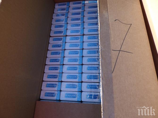 АГЕНЦИЯ МИТНИЦИ ОТЧЕТЕ: Над 20 000 кутии контрабандни цигари за задържани през юни на Капитан Андреево