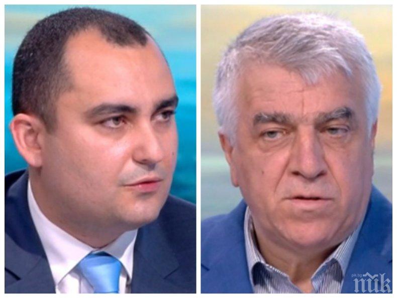 СКАНДАЛ В ЕФИР: Александър Иванов от ГЕРБ и Румен Гечев от БСП се захапаха за Европейския банков съюз