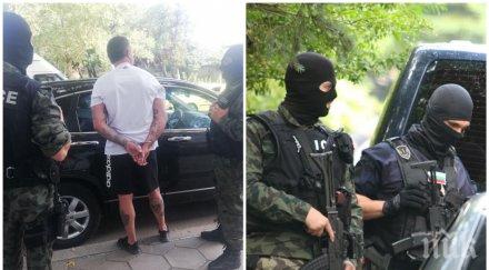 горещо арестувания сандански шеф охраната васил божков снимка