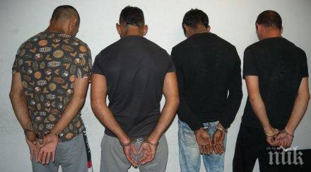 екшън маскирани тръшкаха наред бургас седем белезници акцията ромския квартал