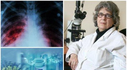 топ патологът пирогов доц маргарита каменова пораженията коронавируса болните страдат глад кислород вирусът жив осем дни смъртта