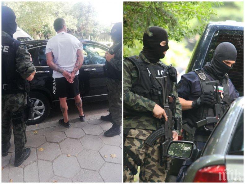 ГОРЕЩО: Ето го арестувания в Сандански шеф на охраната на Васил Божков (СНИМКА)