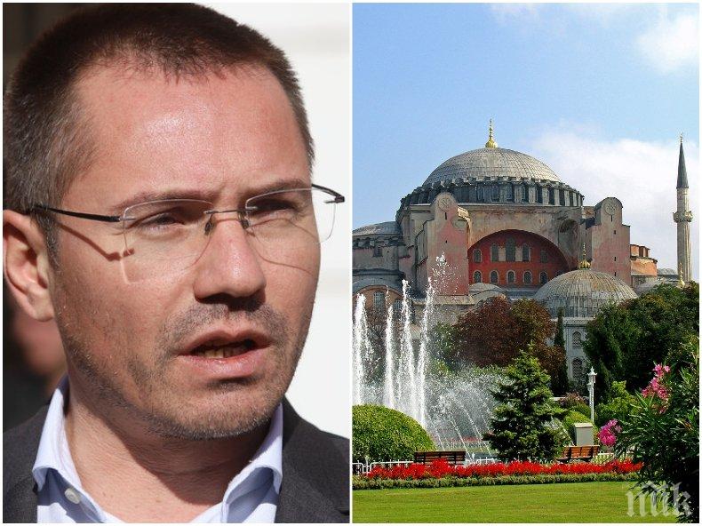Джамбазки гневен: Превръщането на „Св. София“ в джамия е провокация към християнския свят