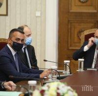 Италия подкрепя членството на България в Шенген