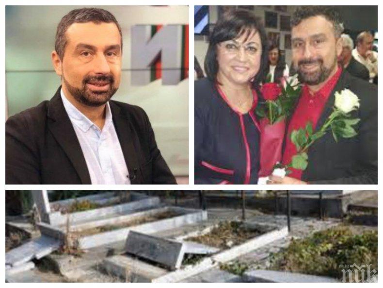 РАЗКРИТИЕ НА ПИК: Погребалният агент от гей дружинката на Корнелия Нинова в мръсни схеми за източването на общината и читалището в Казанлък - търсят се 720 0000 лв.! 15 години лапа от погребения на нечувани цени