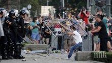 Общо 118 полицаи са ранени за два дни протести в Сърбия