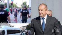 РАЗКРИТИЕ НА ПИК: Радев на крака при арестуван бияч на полицаи от мелето вчера