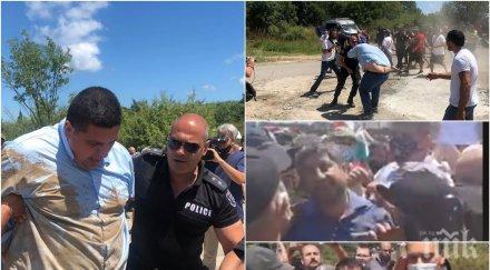 дясната ръка христо иванов удари полицай арестуваха асен генов николай стайков агитката провокаторите търсят етнически сблъсъци снимки