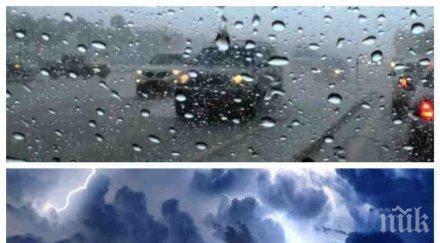 посред лято новата седмица идва захлаждане дъжд карта