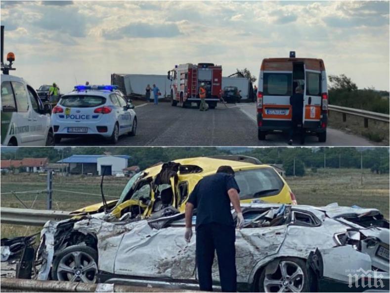 НОВО 20: Шофьорът на турския тир, предизвикал мелето с пет жертви на Тракия, не е в кабината - издирват го