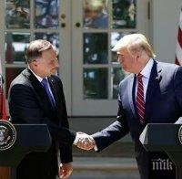 Доналд Тръмп поздрави „своят приятел” Анджей Дуда за преизбирането му за президент на Полша