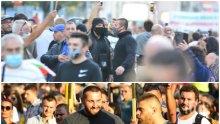 ВНИМАНИЕ - Агитките на Божков пак се събират по тъмно в София. Готвят кървави провокации! Единици са на улицата в другите градове (СНИМКИ)