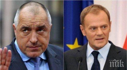 едно едно туск силни думи борисов личния брюкселски дневник мой сърдечен приятел обичаме противника опасен мечок макар благ природа