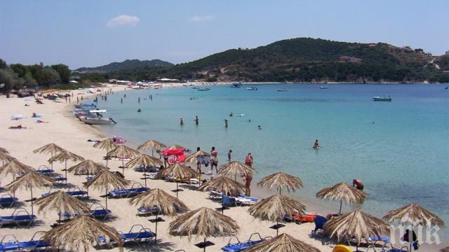 За 6 евро билет Солун-Халкидики отиваме на плаж