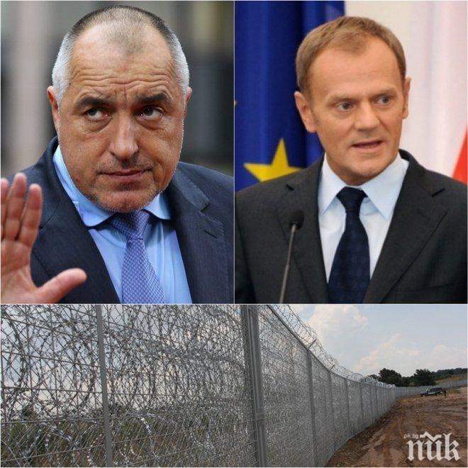 ЕДНО КЪМ ЕДНО: Туск със силни думи за Борисов в личния си брюкселски дневник: Мой сърдечен приятел, обичаме се! За противника може да бъде опасен като мечок, макар че е благ по природа