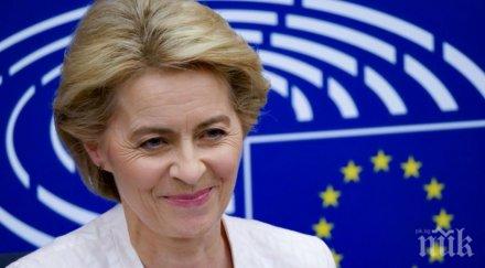 урсула фон дер лайен преговорите вървят правилната посока