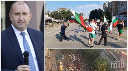 националните протести радев 100 човека варна оказаха хиляди божков уличните акции спряха стара загора русе велико търново благоевград перник снимки