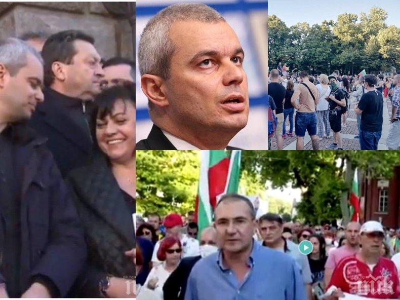 СКАНДАЛ: Партийни агитки срязаха европейското знаме в центъра Варна! Хората на Копейкин и ДеБъ пред бой (СНИМКИ)